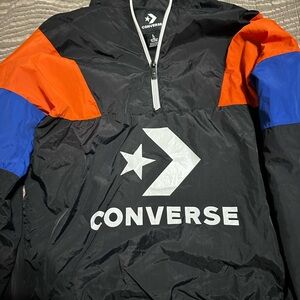 Converse Black Jacket with Orange Highlights